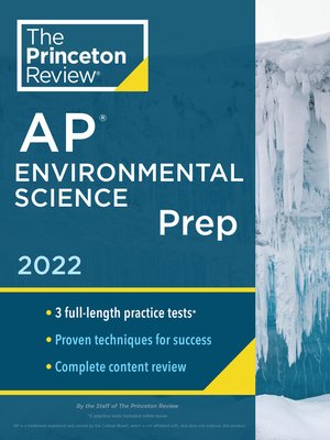 cover image of Princeton Review AP Environmental Science Prep, 2022